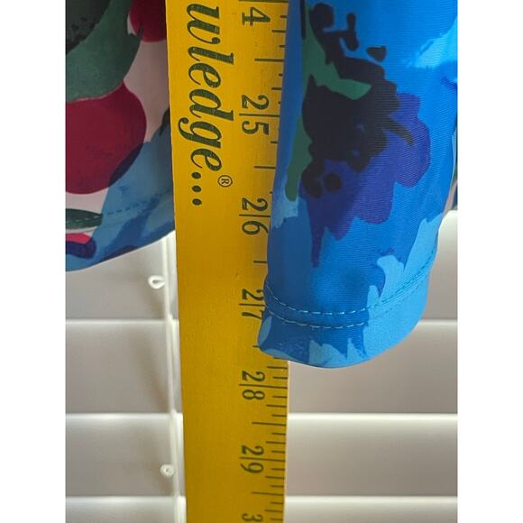 ECupper One Piece Floral Swimdress W/ Attached Boyshorts Multicolor Size 3XL - Picture 8 of 10